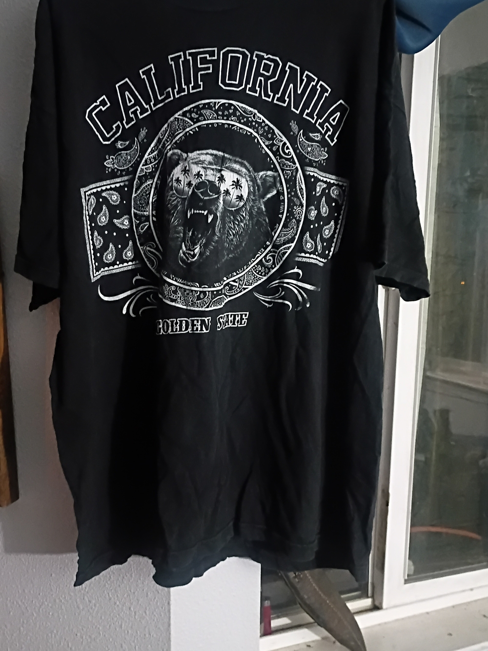California Golden State Graphic T-Shirt - Black